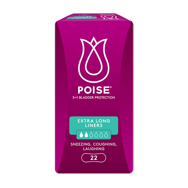 Poise® Extra Long Liners - Dependable Incontinence Protection for Women