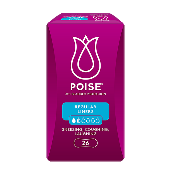Poise® Regular Liners - Superior Incontinence Protection for Women