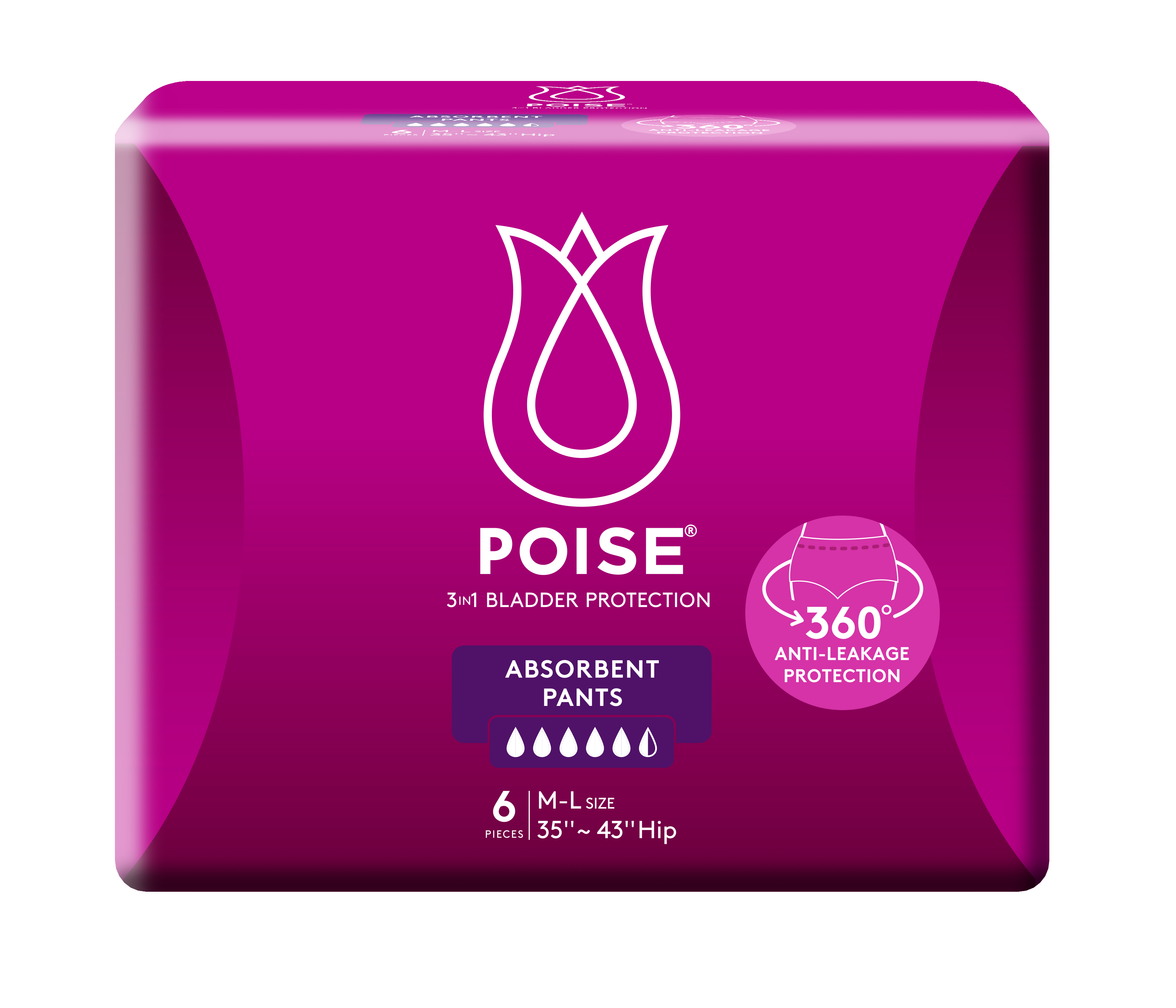 Poise® Absorbent Pants