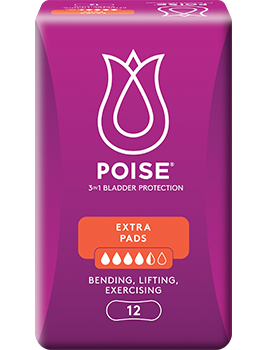 Poise pads extra pads packshot