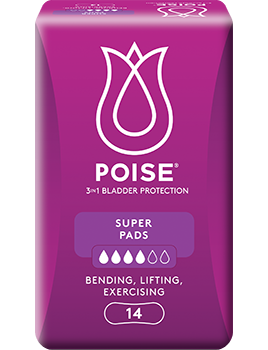 Poise super pads packshot